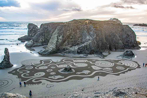 Circles...Sand - Bandon- 9-20-17-29-2
