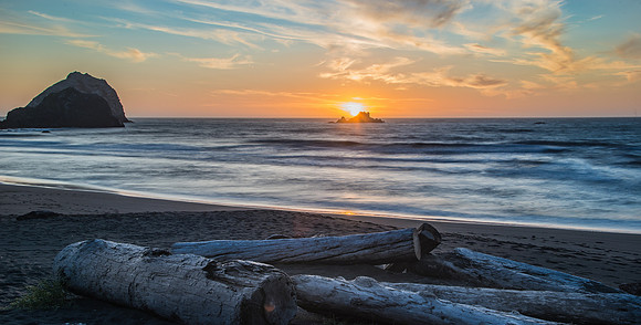 False Klamath Cove sunset 9-23-17-2