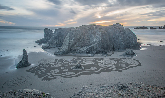 Circles...Sand - Bandon- 9-20-17-33
