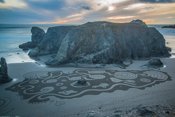 Circles...Sand - Bandon- 9-20-17-31